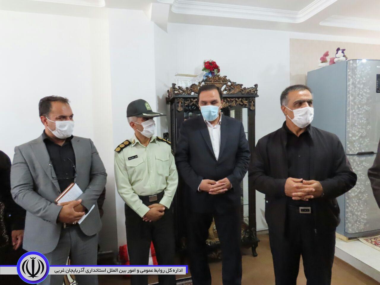 آئین افتتاح طرح بهسازی مسکن روستایی درشهرستان چایپاره برگزار شد.