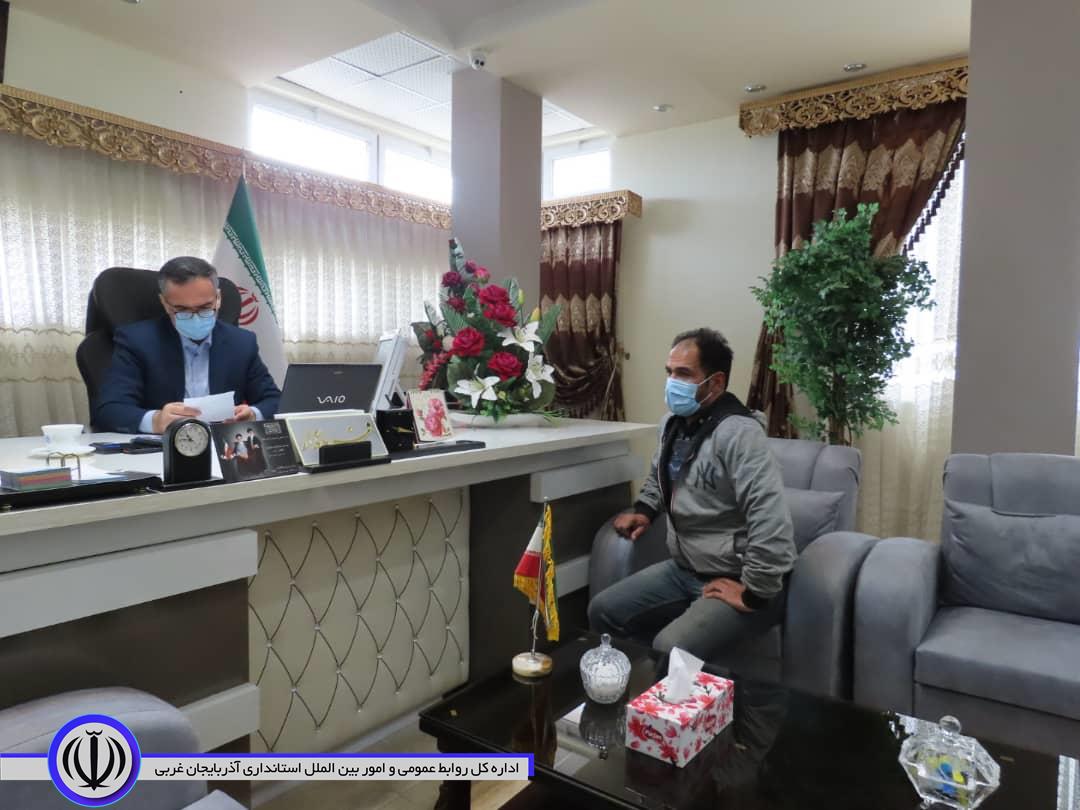 طبق روال هر هفته ، ملاقات مردمی فرماندار شهرستان چایپاره برگزار شد