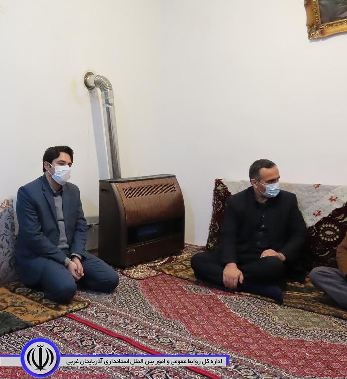 دیدار، تکریم و تفقد یکی از خانواده های محترم عضو کمیته امداد امام(ره) توسط فرماندار شهرستان