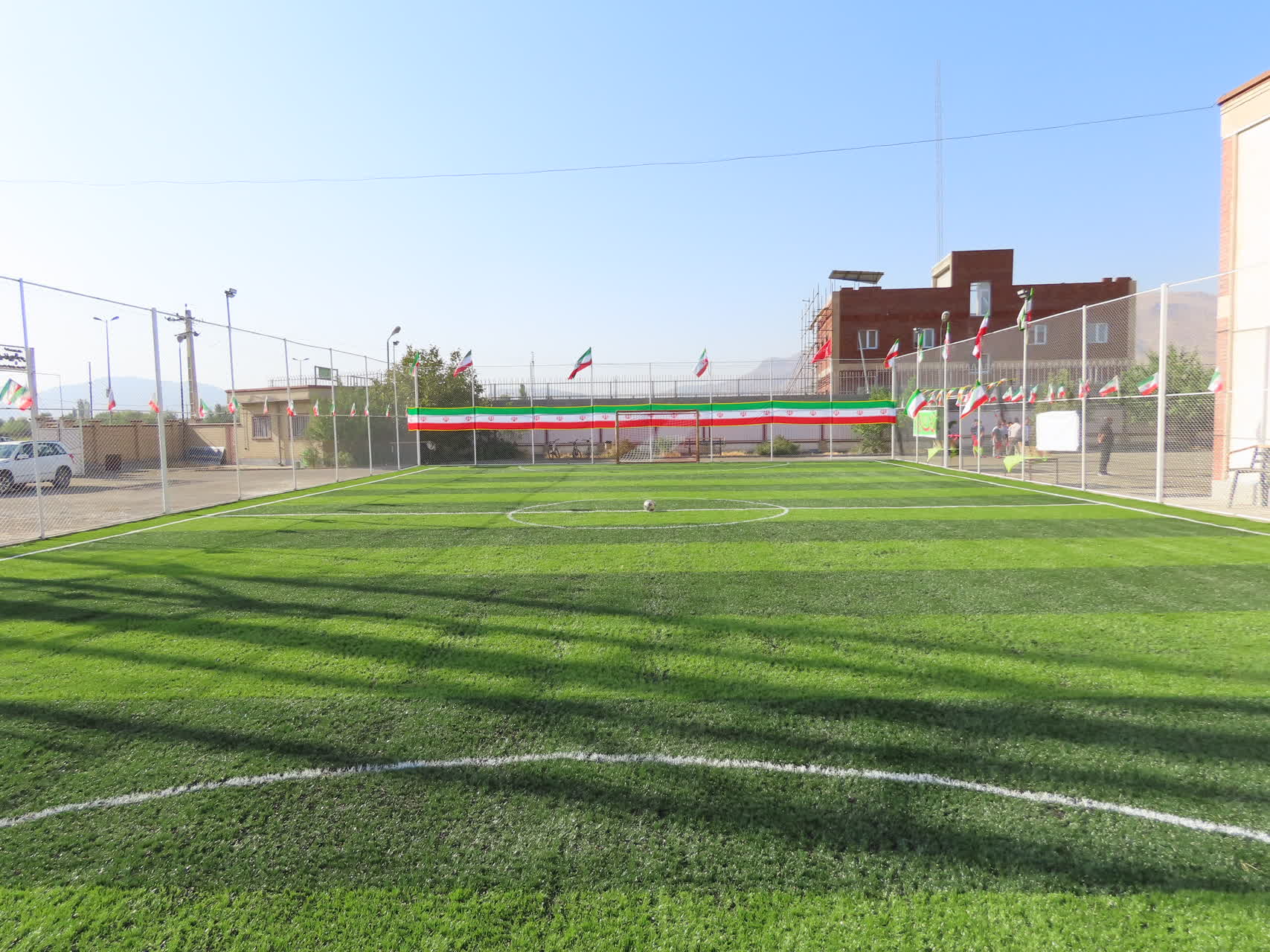 افتتاح فضای ورزشی روباز (چمن مصنوعی) دبیرستان شبانه روزی خلیج فارس