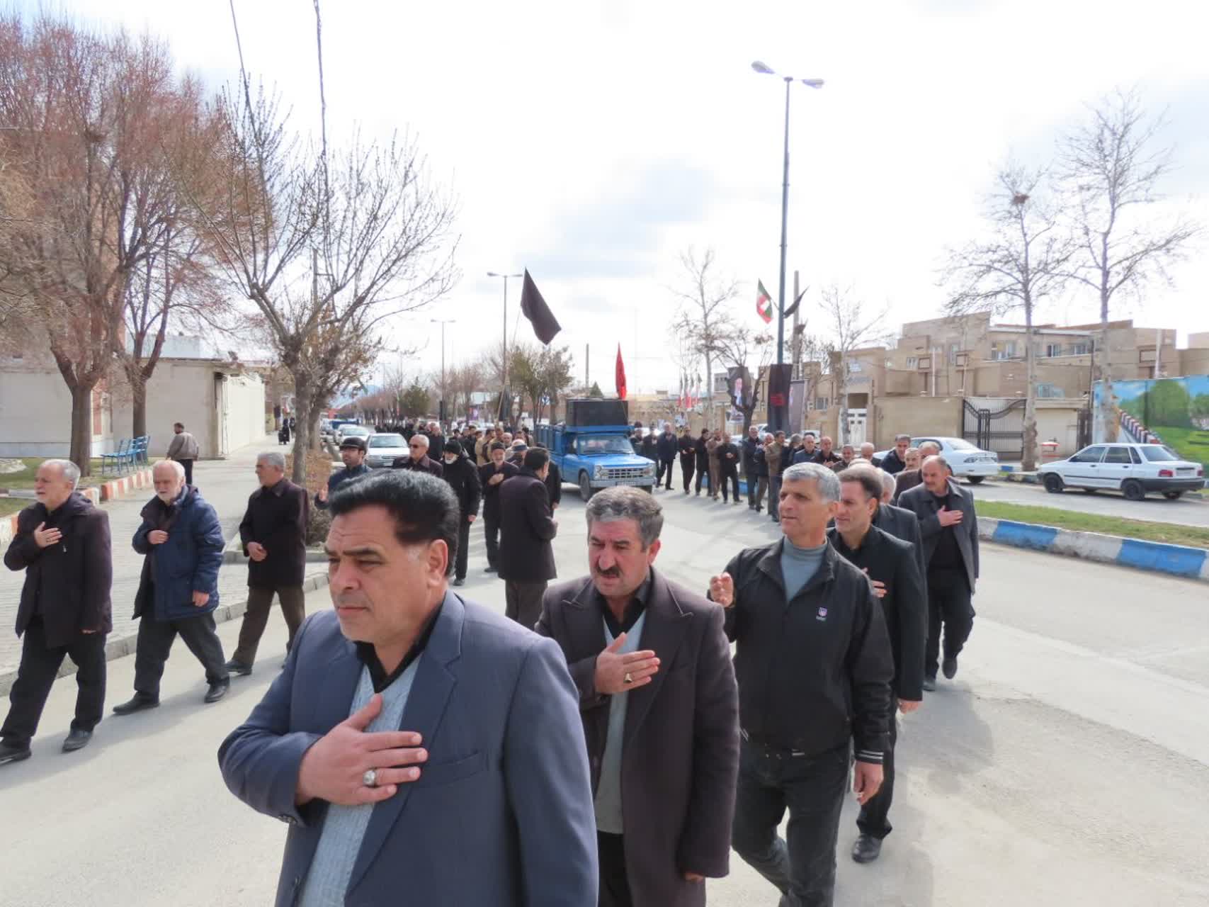 برگزاری مراسم عزاداری خیابانی شهادت حضرت علی(ع) و شهادت حضرت آیت الله العظمی امام خامنه ای در شهرستان چایپاره