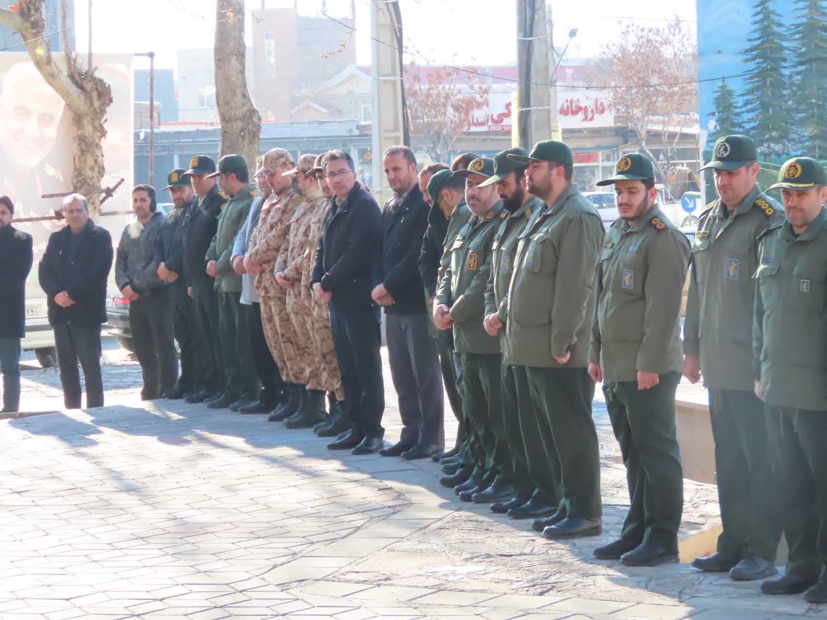 برگزاری آیین غبارروبی و عطرافشانی مزار مطهر شهدای گمنام شهرستان چایپاره