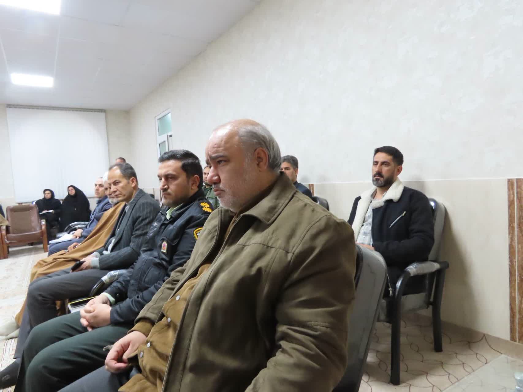 برگزاری جلسه هماهنگی ستاد برگزاری مراسم ایام الله دهه فجر انقلاب اسلامی و اعیاد شعبانیه شهرستان چایپاره