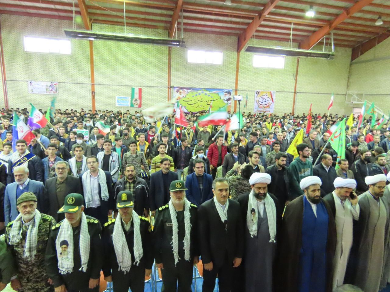 مراسم اجتماع بزرگ بسیجیان شهرستان چایپاره برگزار شد