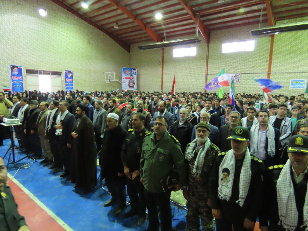 مراسم اجتماع بزرگ بسیجیان شهرستان چایپاره برگزار شد