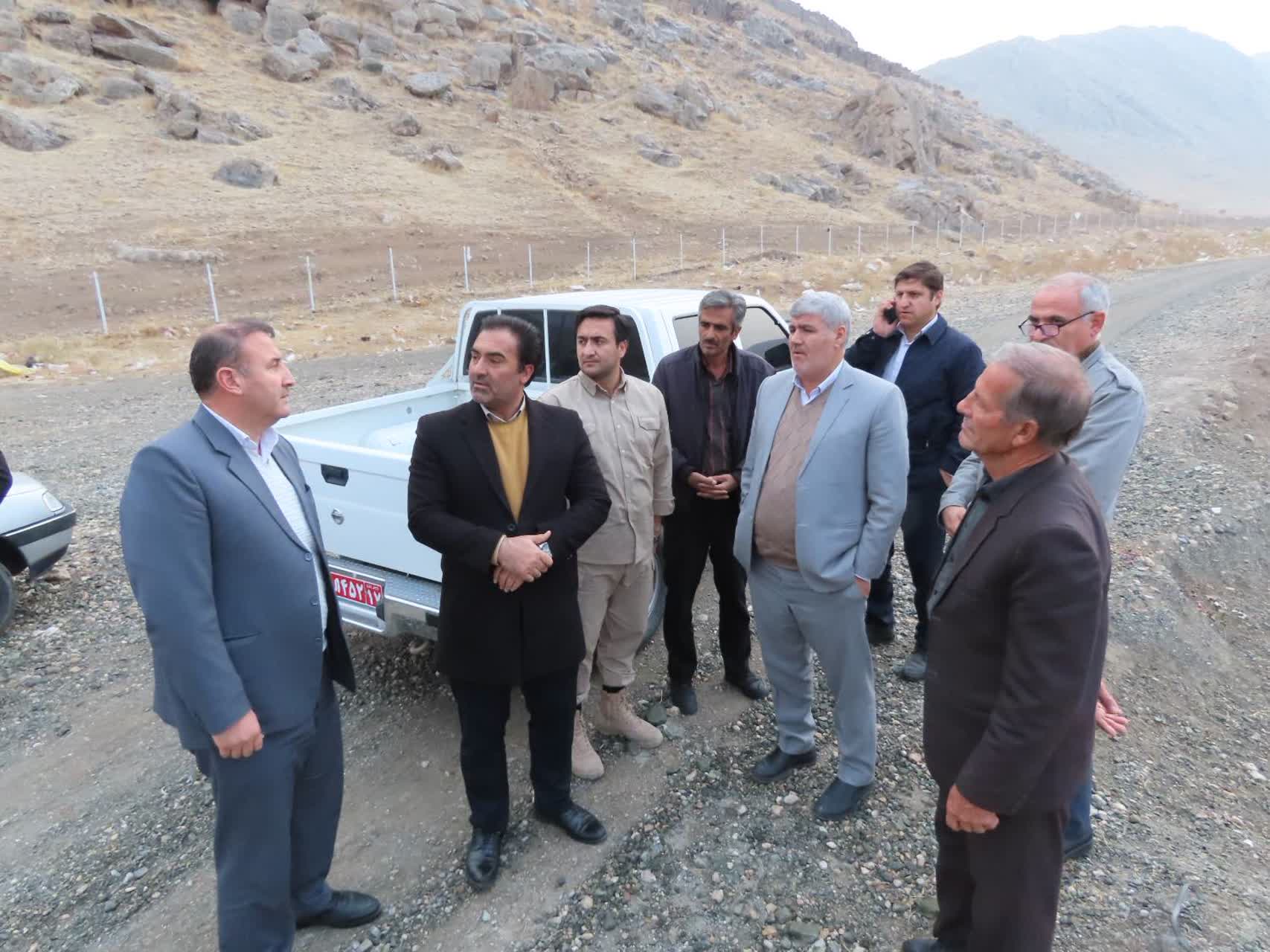 تأکید فرماندار چایپاره بر لزوم ساماندهی مسیل داخل روستای بسطام