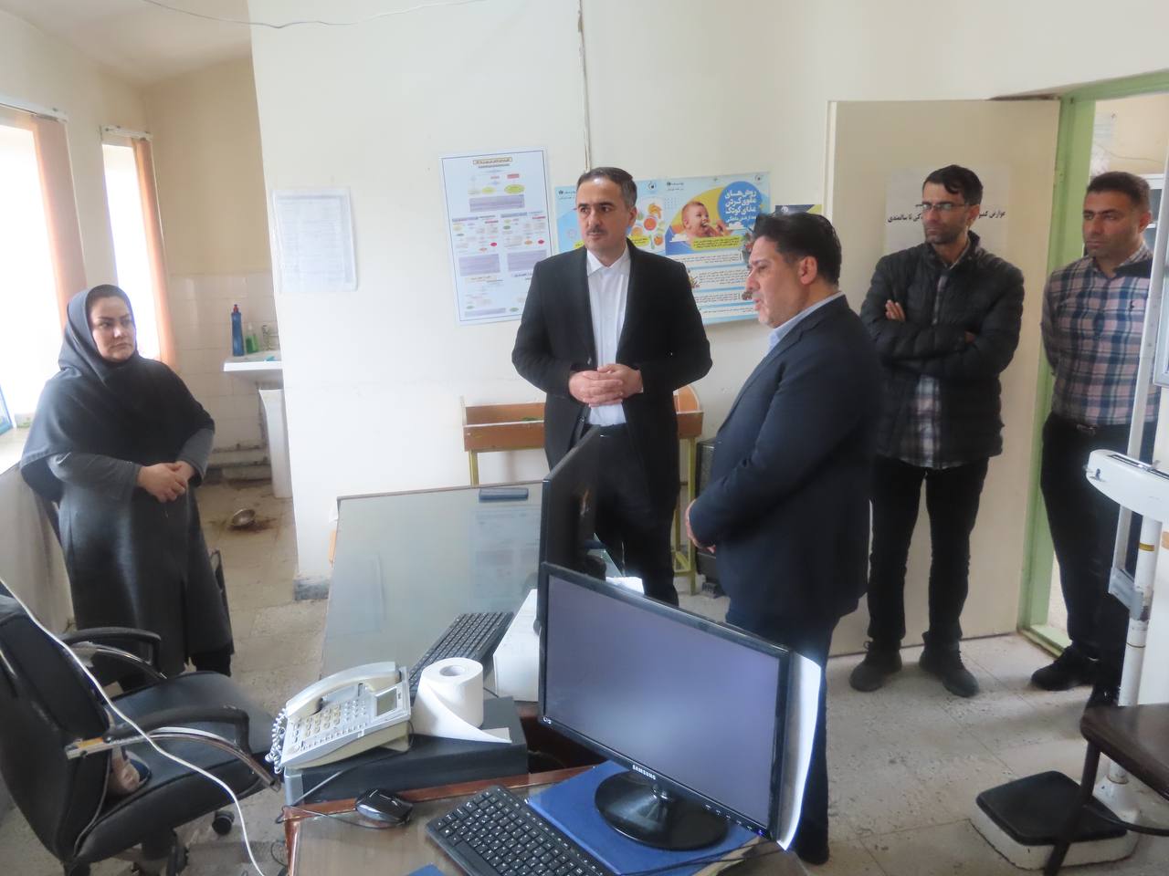 بازدید سرزده فرماندار چایپاره از خانه بهداشت روستای چورس