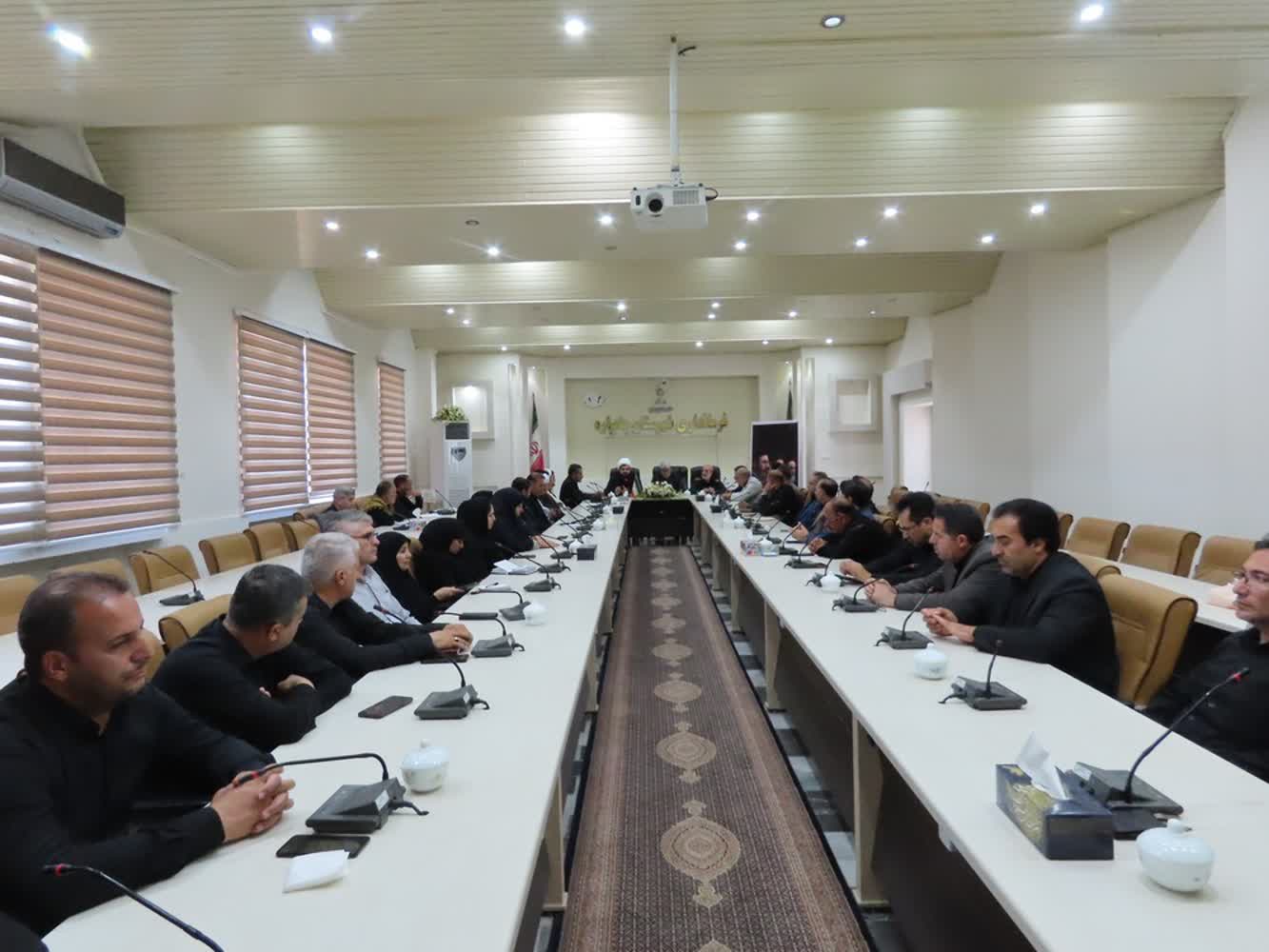 برگزاری جلسه هماهنگی و تشکیل ستاد شهرستانی تشییع پیکر مطهر رهبر شهید انقلاب اسلامی