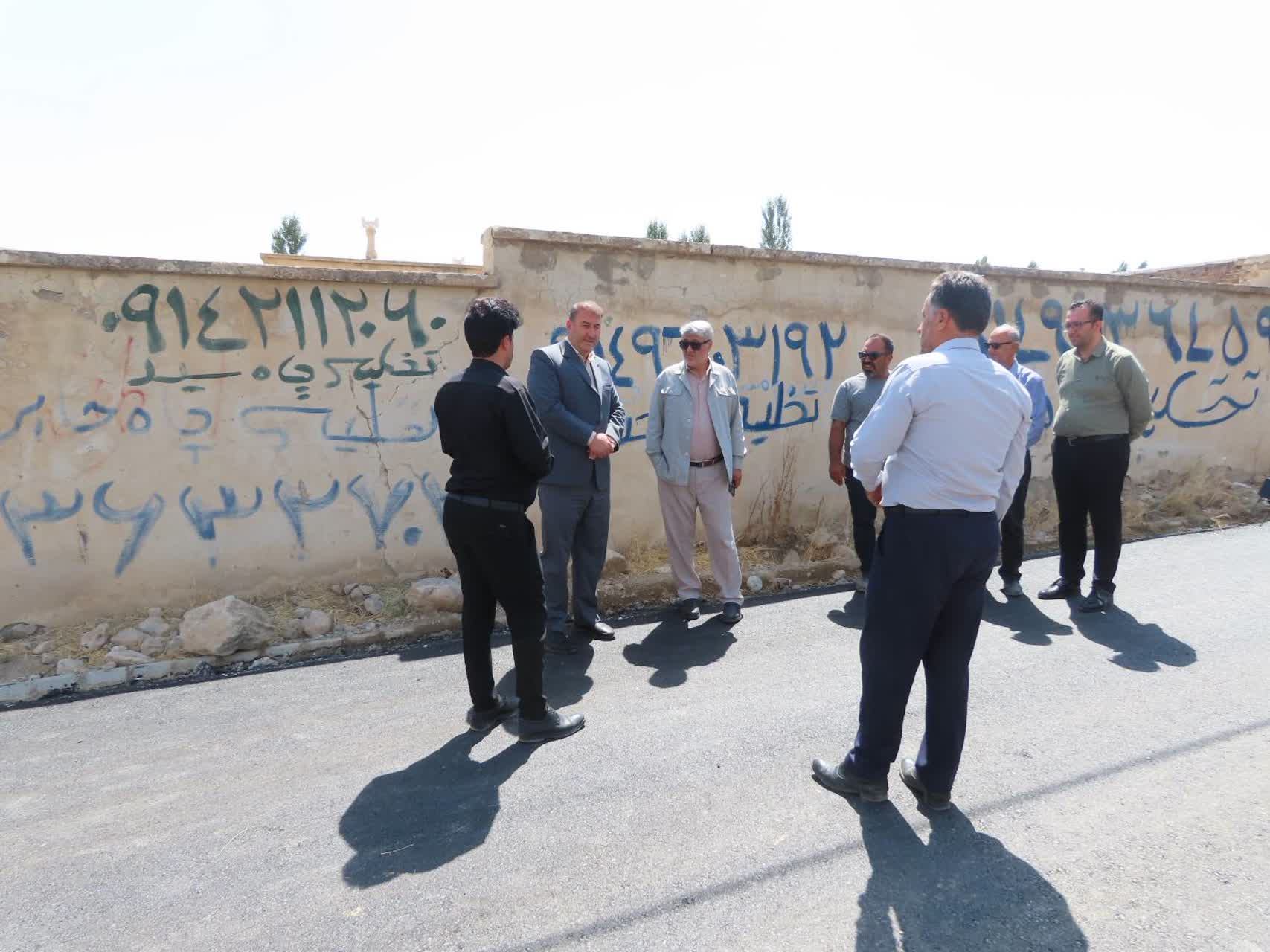 طرح عمرانی بهسازی و آسفالت معابر روستای قورول سفلی آماده افتتاح شد