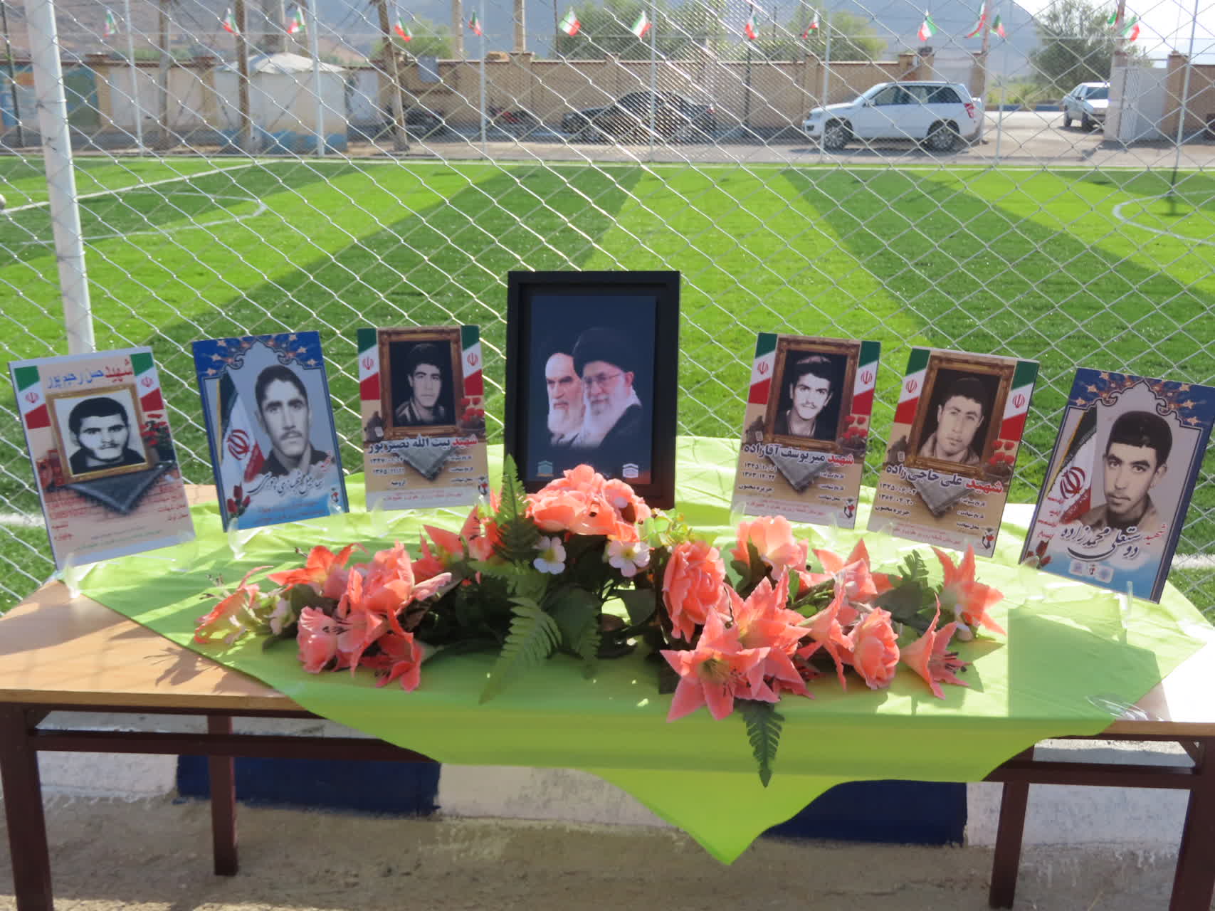 افتتاح فضای ورزشی روباز (چمن مصنوعی) دبیرستان شبانه روزی خلیج فارس