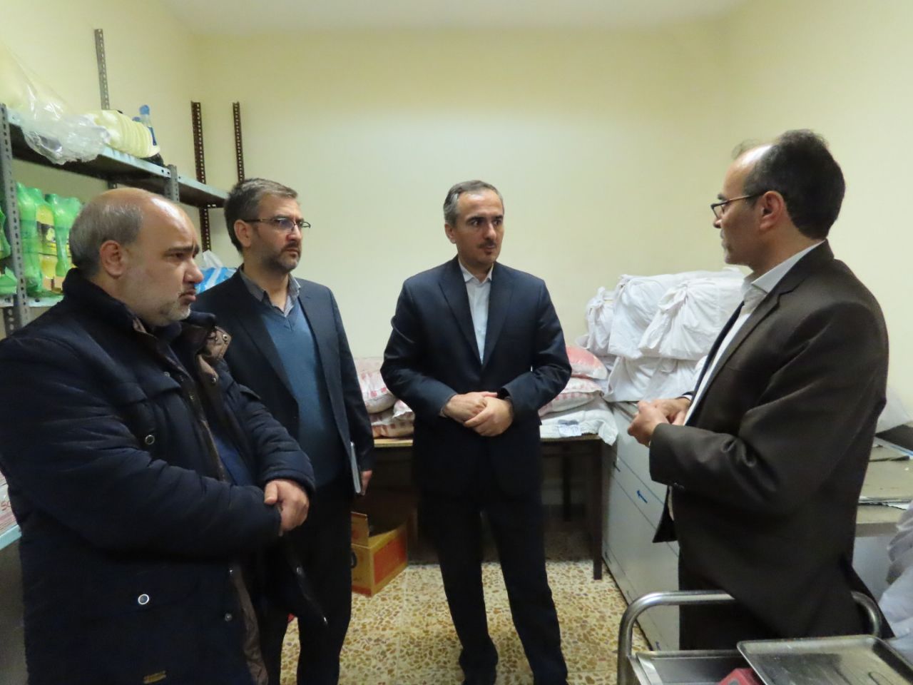 بازدید فرماندار شهرستان چایپاره از دبیرستان شبانه روزی خلیج فارس حاجیلار