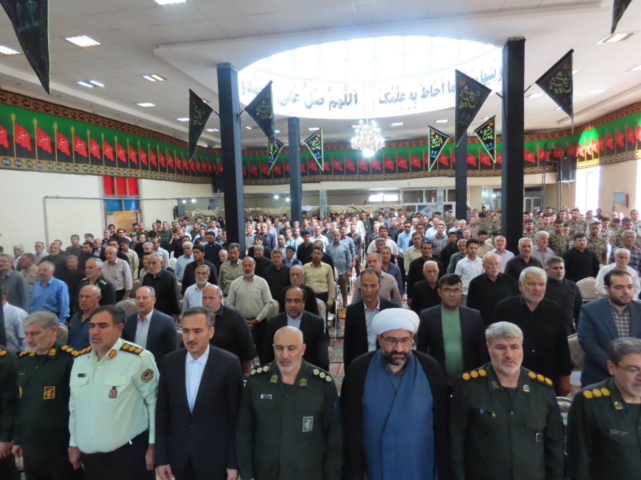 آیین تکریم و معارفه فرمانده ناحیه مقاومت بسیج سپاه شهرستان چایپاره
