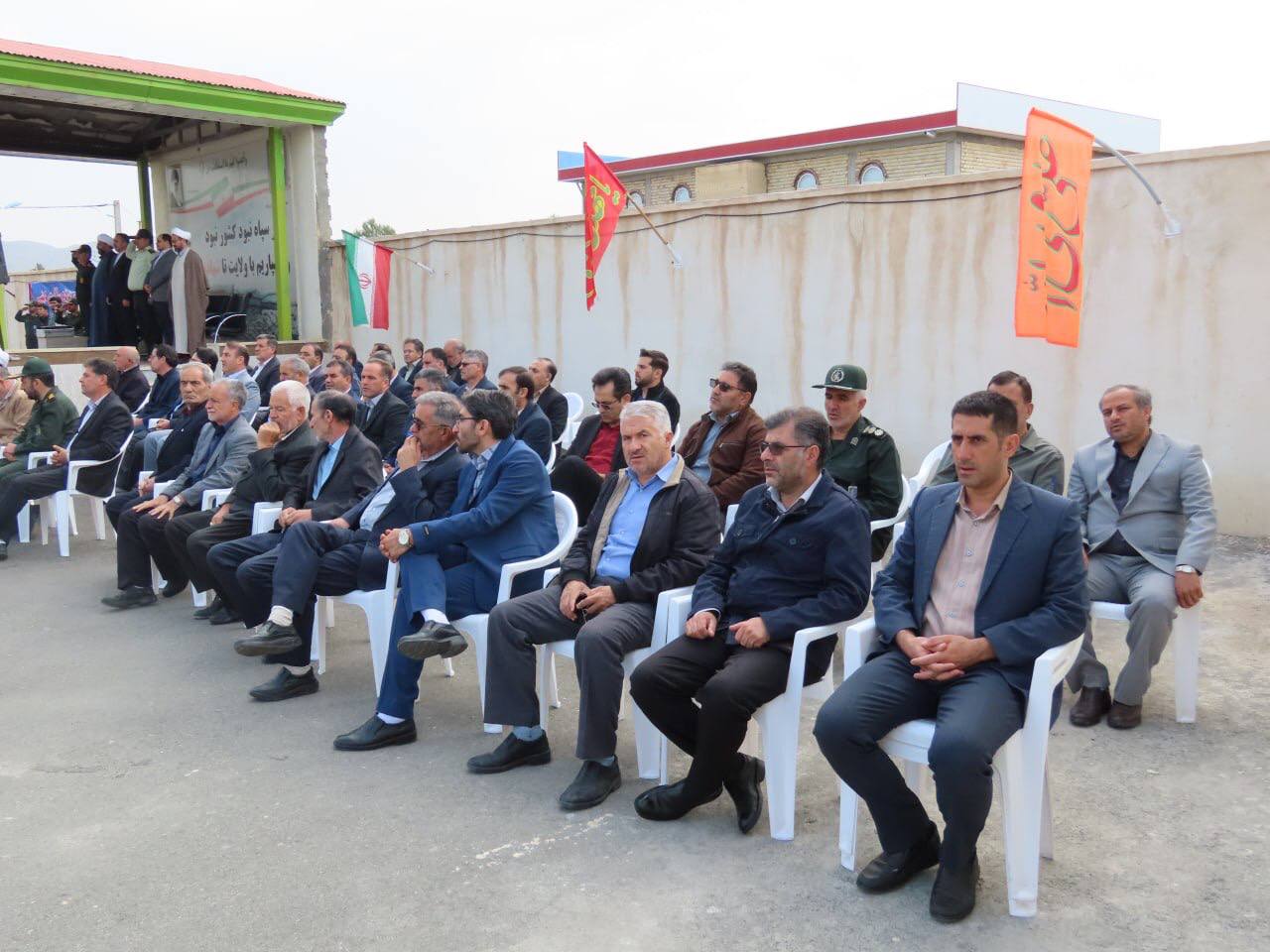 مراسم صبحگاه مشترک نیروهای نظامی ، انتظامی و بسیج در شهرستان چایپاره برگزار شد