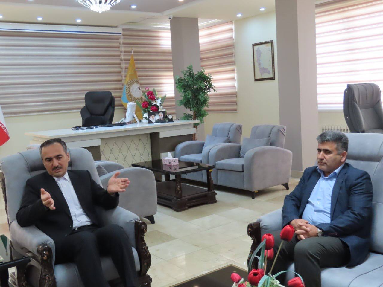 دیدار نوروزی روساء و مدیران دستگاه های اجرایی شهرستان با فرماندار چایپاره