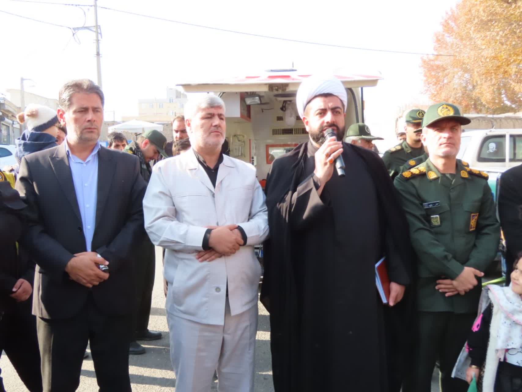 مراسم استقبال و تشییع شهید گمنام در شهرستان چایپاره