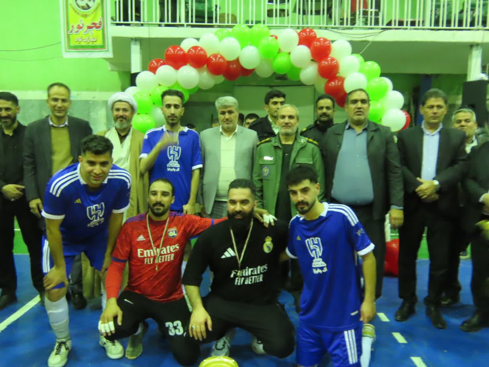 مسابقه نهایی فوتسال جام فجر برگزار شد