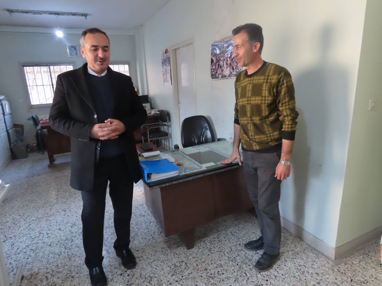 بازدید فرماندار چایپاره از اداره مخابرات شهرستان