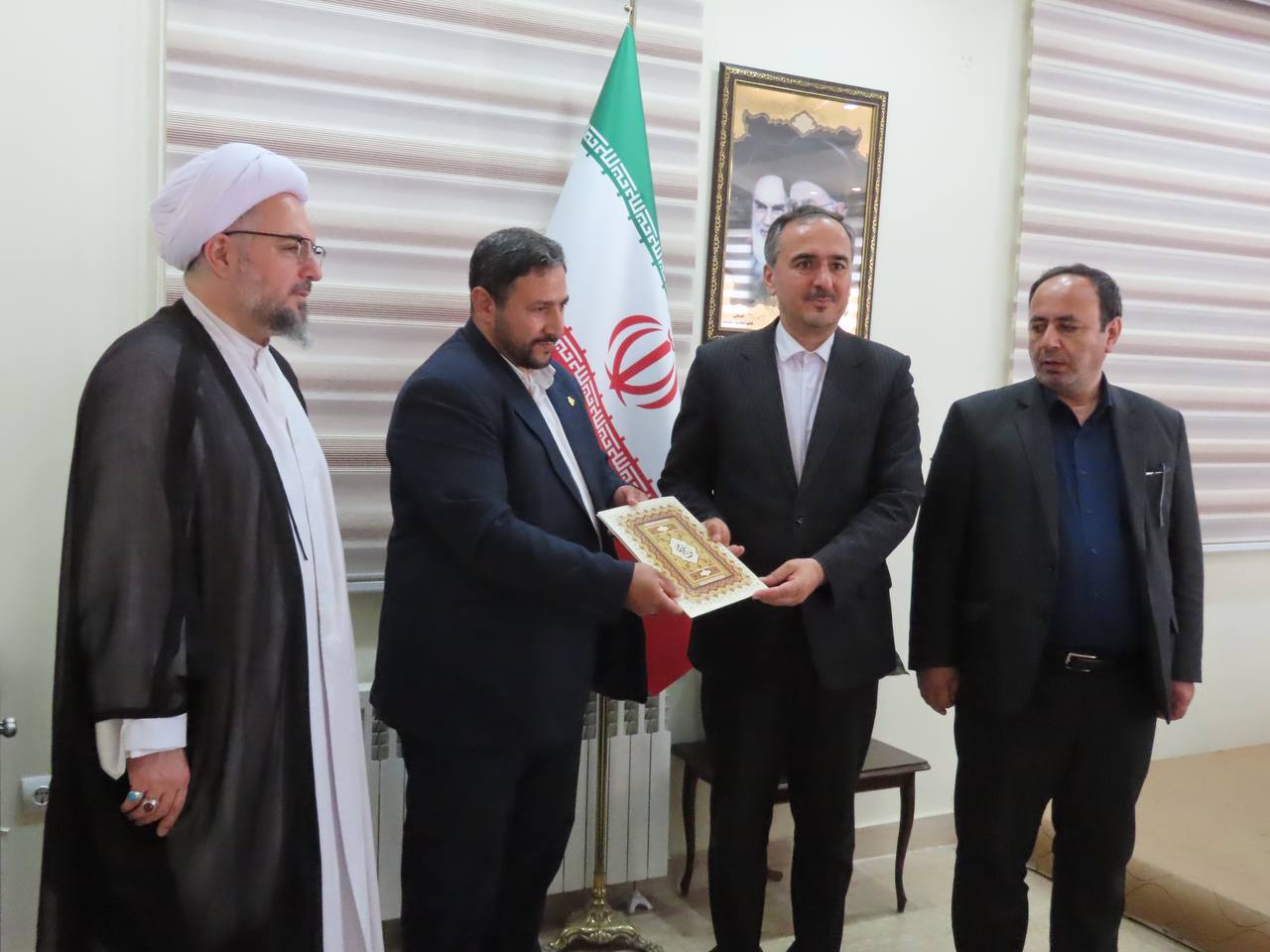 مراسم تکریم و معارفه رییس بنیاد شهید و امور ایثارگران شهرستان چایپاره