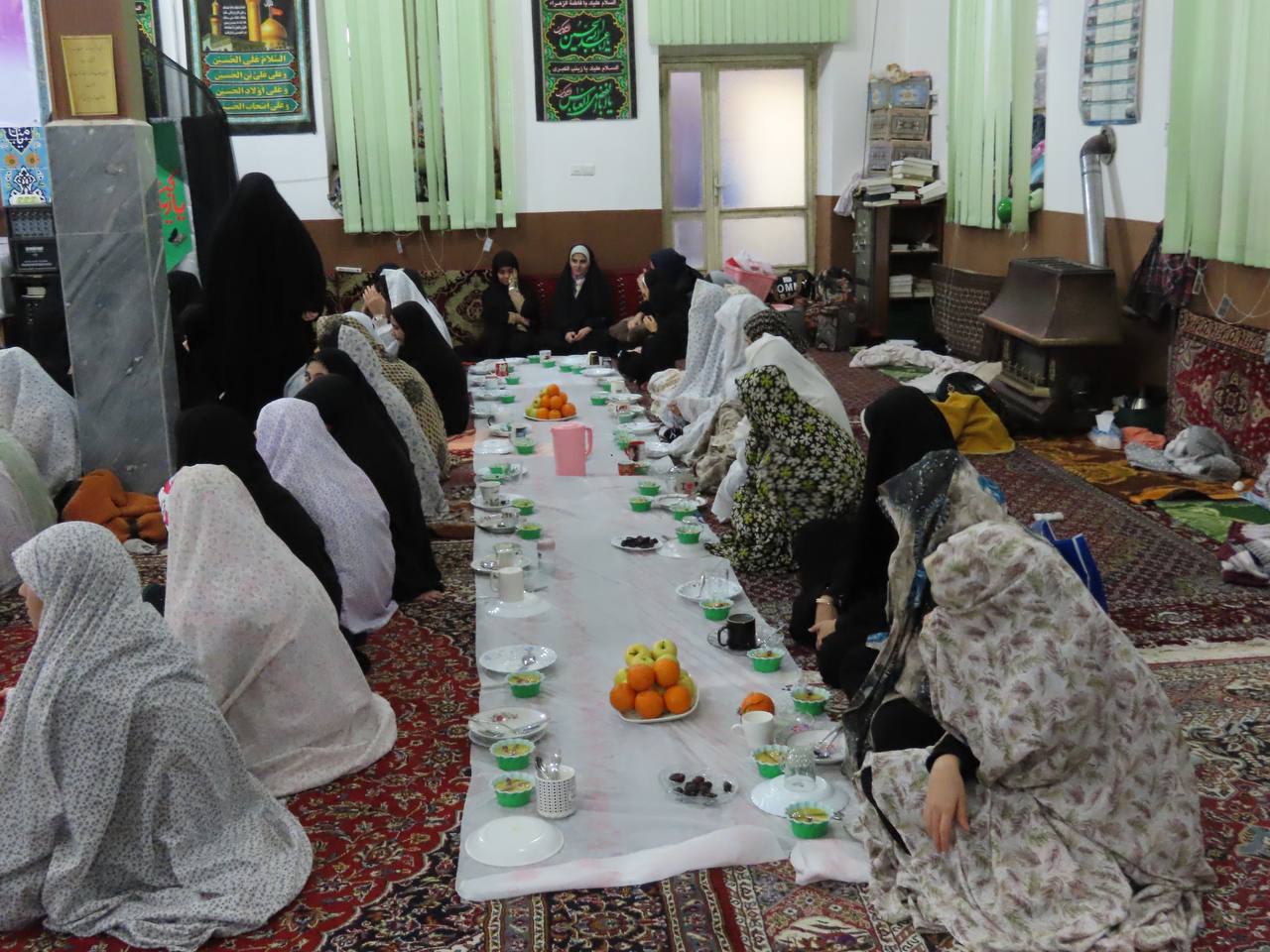 حضور فرماندار در مراسم اعتکاف دانش آموزی دختران شهرستان چایپاره