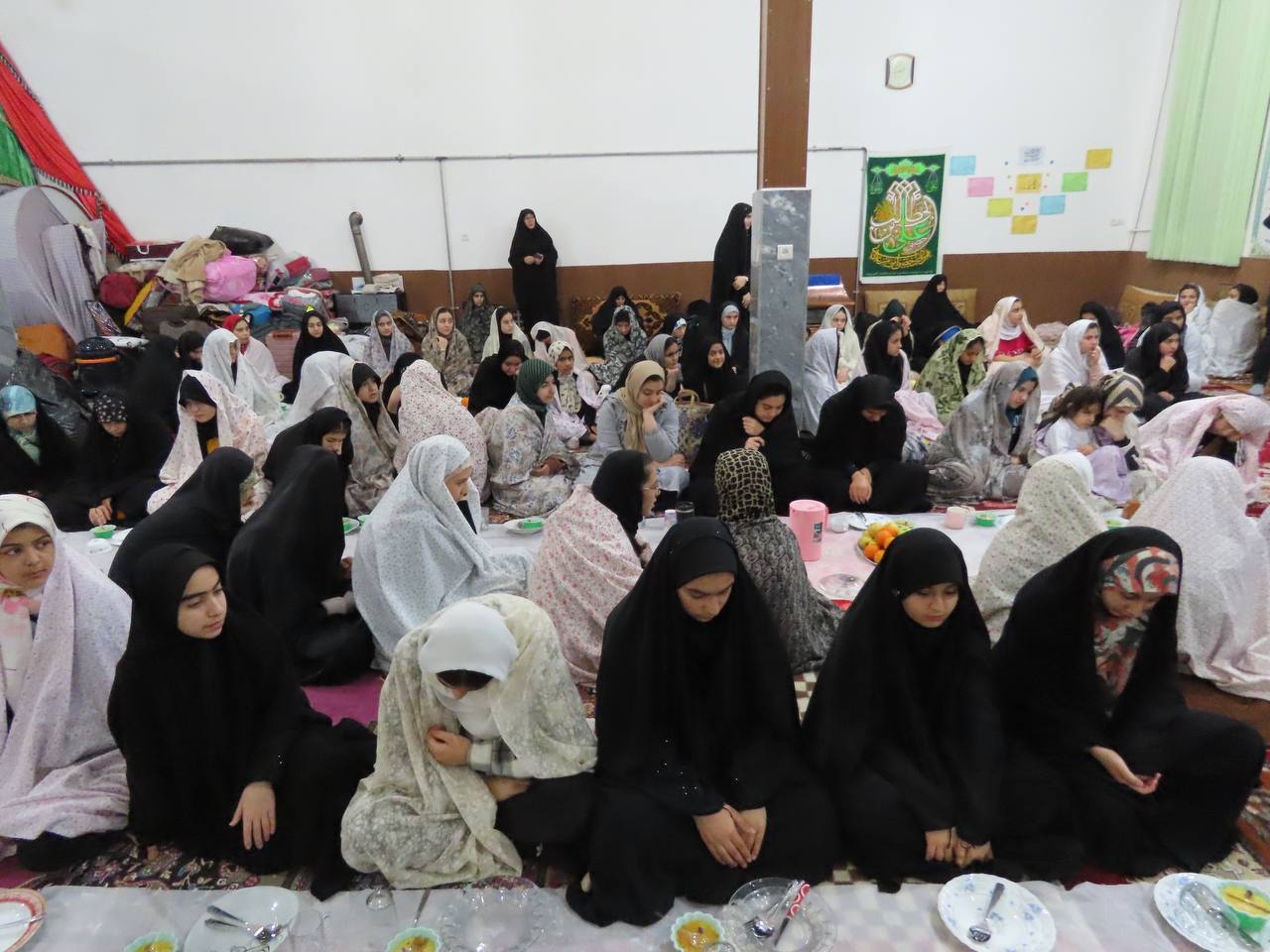 حضور فرماندار در مراسم اعتکاف دانش آموزی دختران شهرستان چایپاره