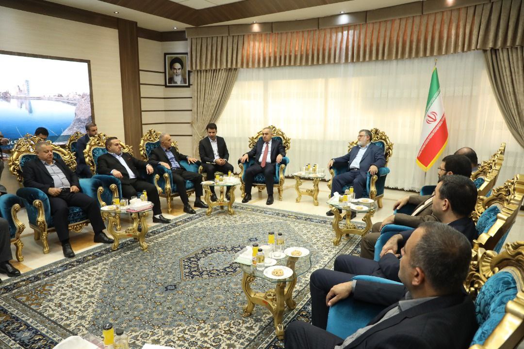 نشست مشترک محمدصادق معتمدیان استاندار آذربایجانغربی با رئیس اداره راپرین اقلیم کردستان عراق