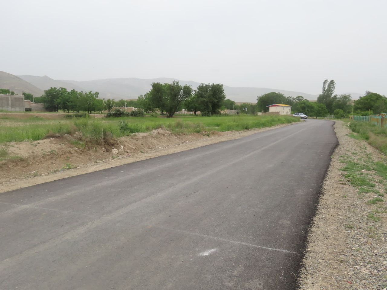 آیین افتتاح و بهره برداری از آسفالت معابر روستایی