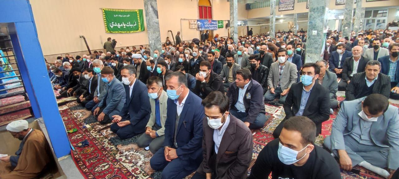 نماز عید سعید فطر، نماز بندگی در شهرستان چایپاره دراردیبهشت ماه 1401 مقارن با شوال 1443 برگزار شد