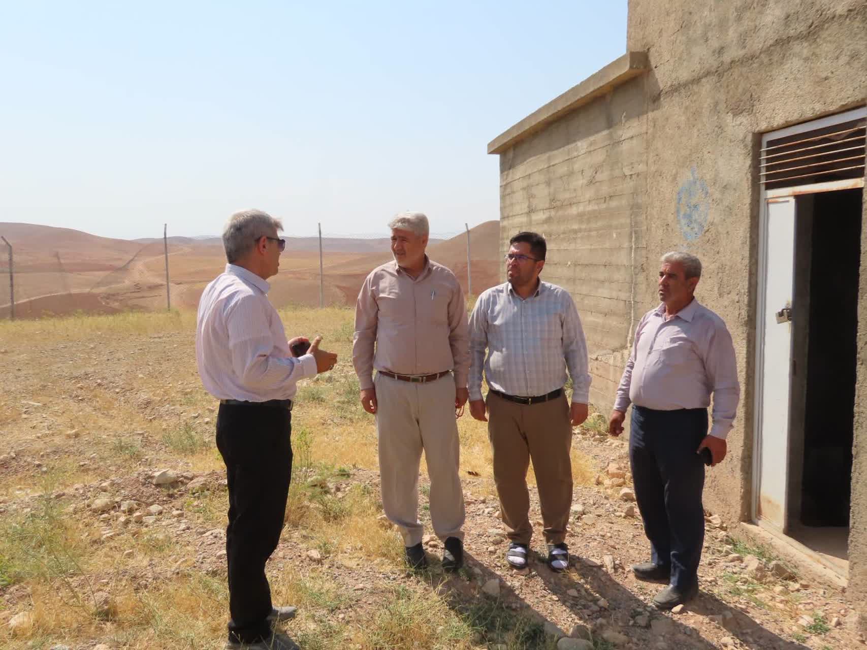 بازدید فرماندار چایپاره از ایستگاه پمپاژ آب شرب روستاهای محور تاج خاتون ، قوچاش و پیریادگار