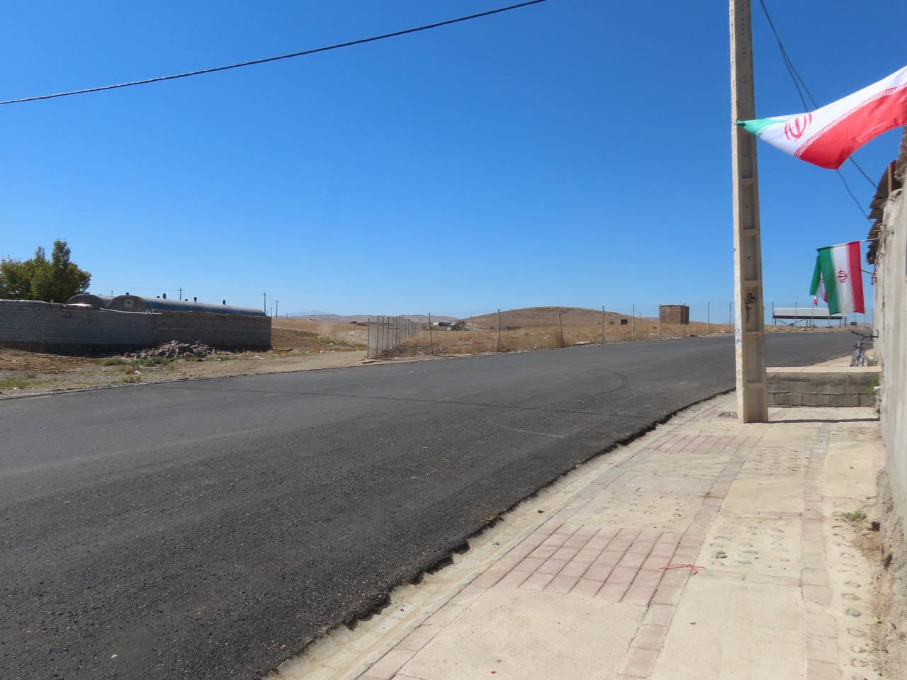 افتتاح آسفالت طرح هادی و آسفالت معابر روستای کامل آباد