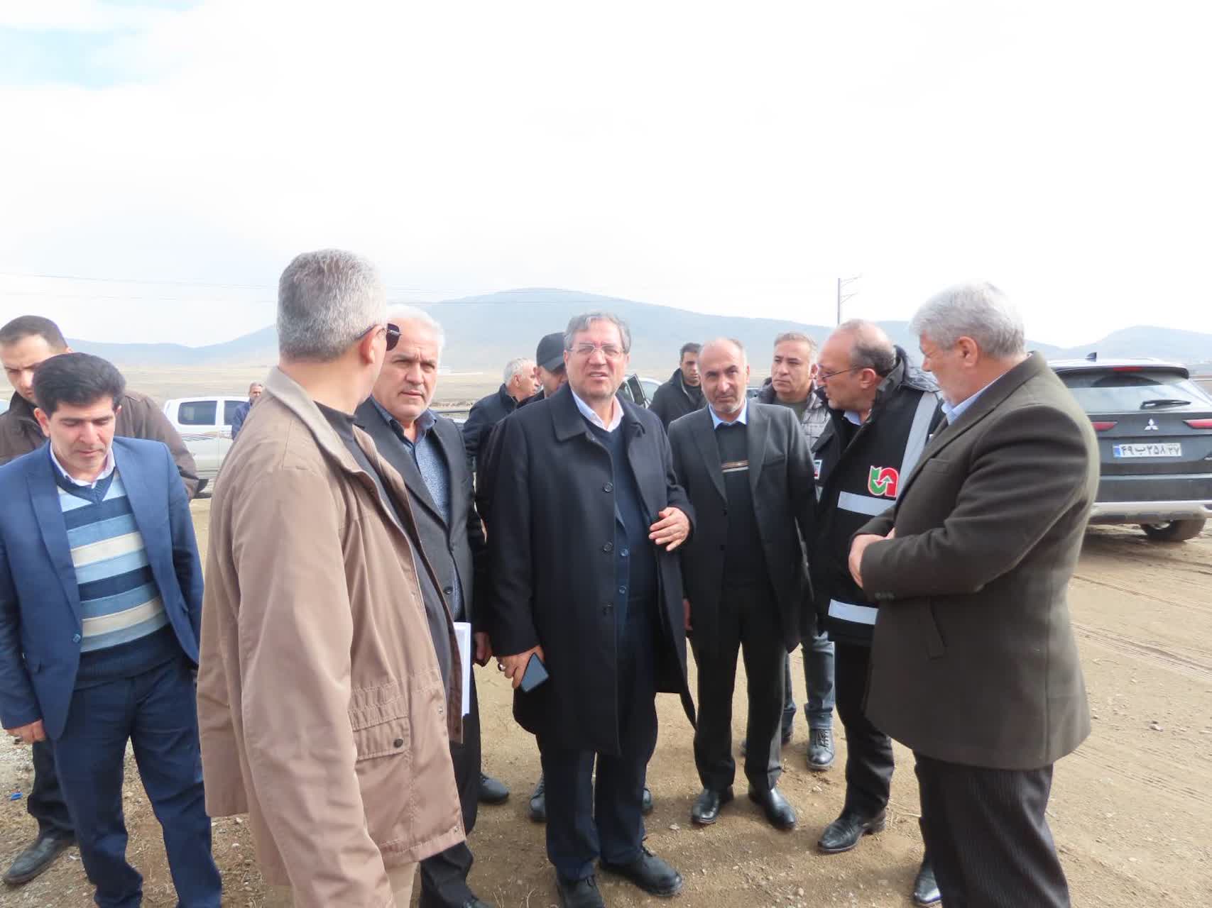 بازدید استاندار آذربایجان‌غربی از مجتمع خدماتی رفاهی در حال احداث بادپا در شهرستان چایپاره