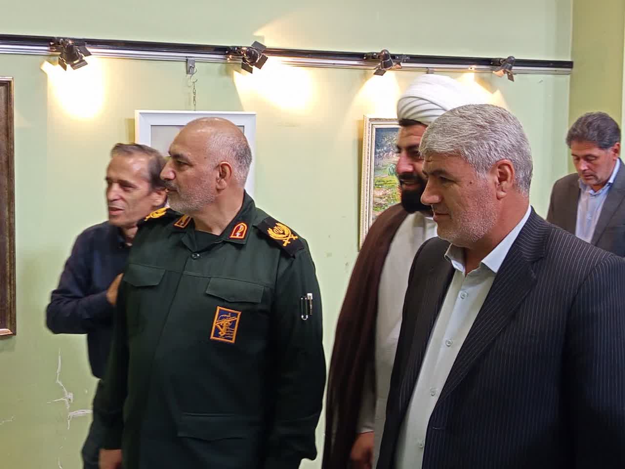 مراسم افتتاح نمایشگاه نقاشی