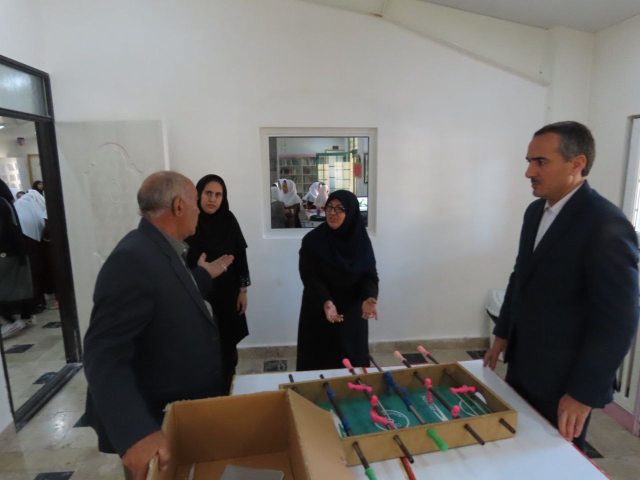بازدید فرماندار از کانون پرورش فکری کودکان و نوجوانان شهرستان چایپاره