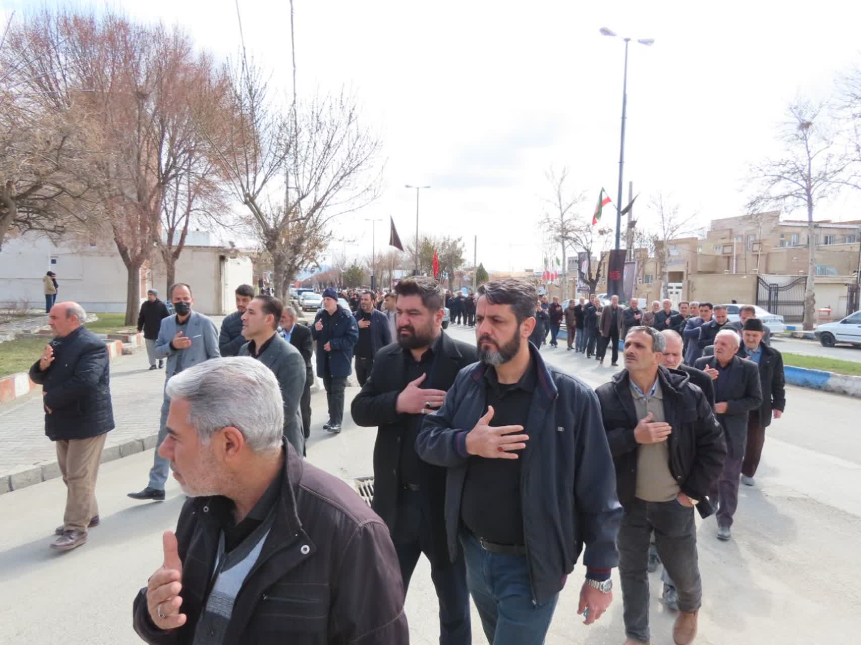 برگزاری مراسم عزاداری خیابانی شهادت حضرت علی(ع) و شهادت حضرت آیت الله العظمی امام خامنه ای در شهرستان چایپاره