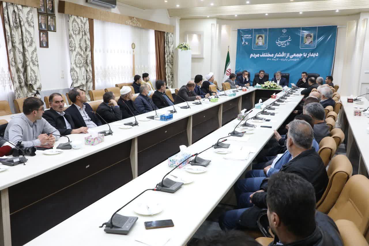 دیدار محمدصادق معتمدیان استاندار آذربایجانغربی با جمعی از اقشار مختلف مردم شهرستان چایپاره