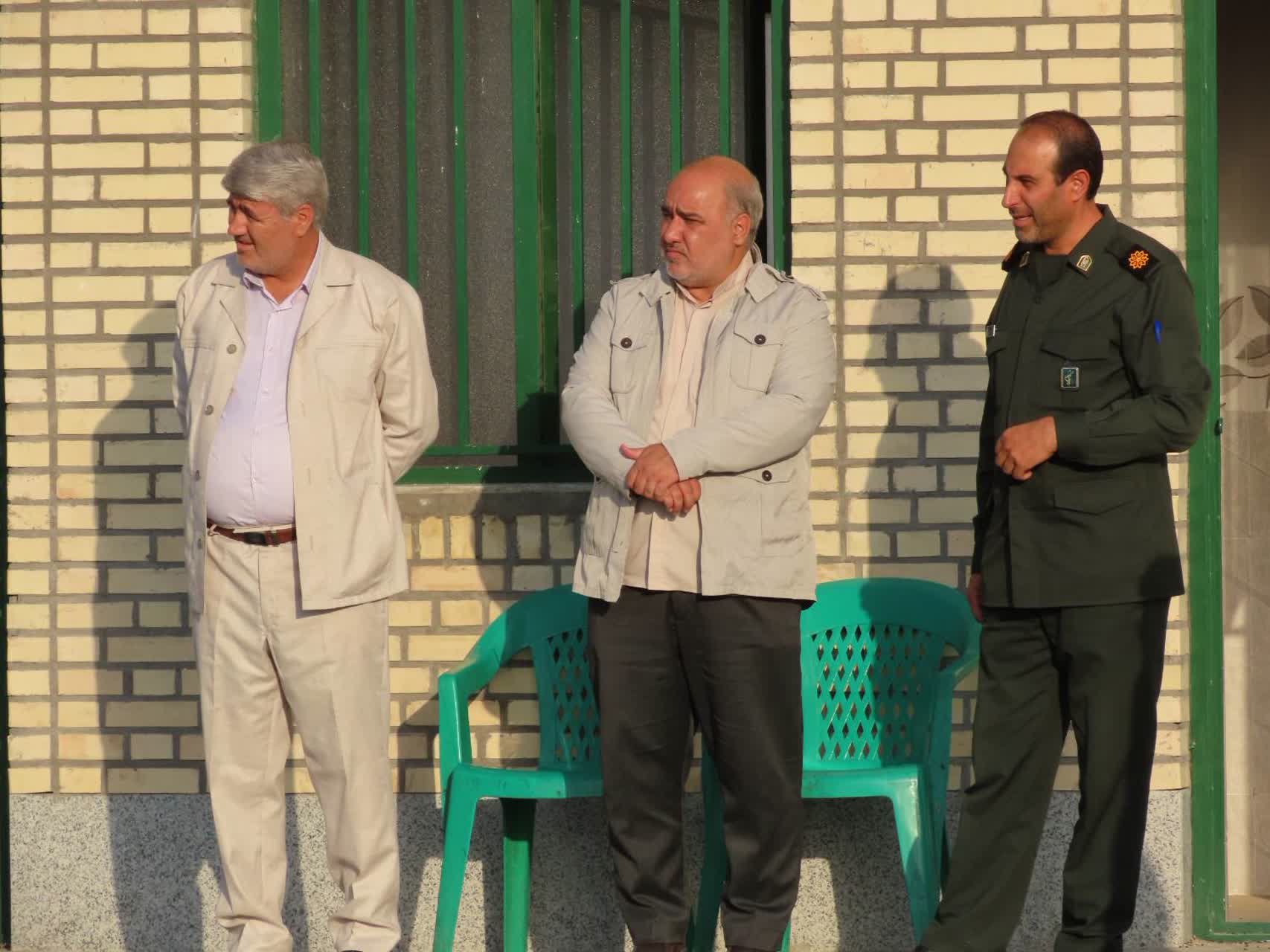 برگزاری مسابقه دوستانه فوتبال در شهر حاجیلار