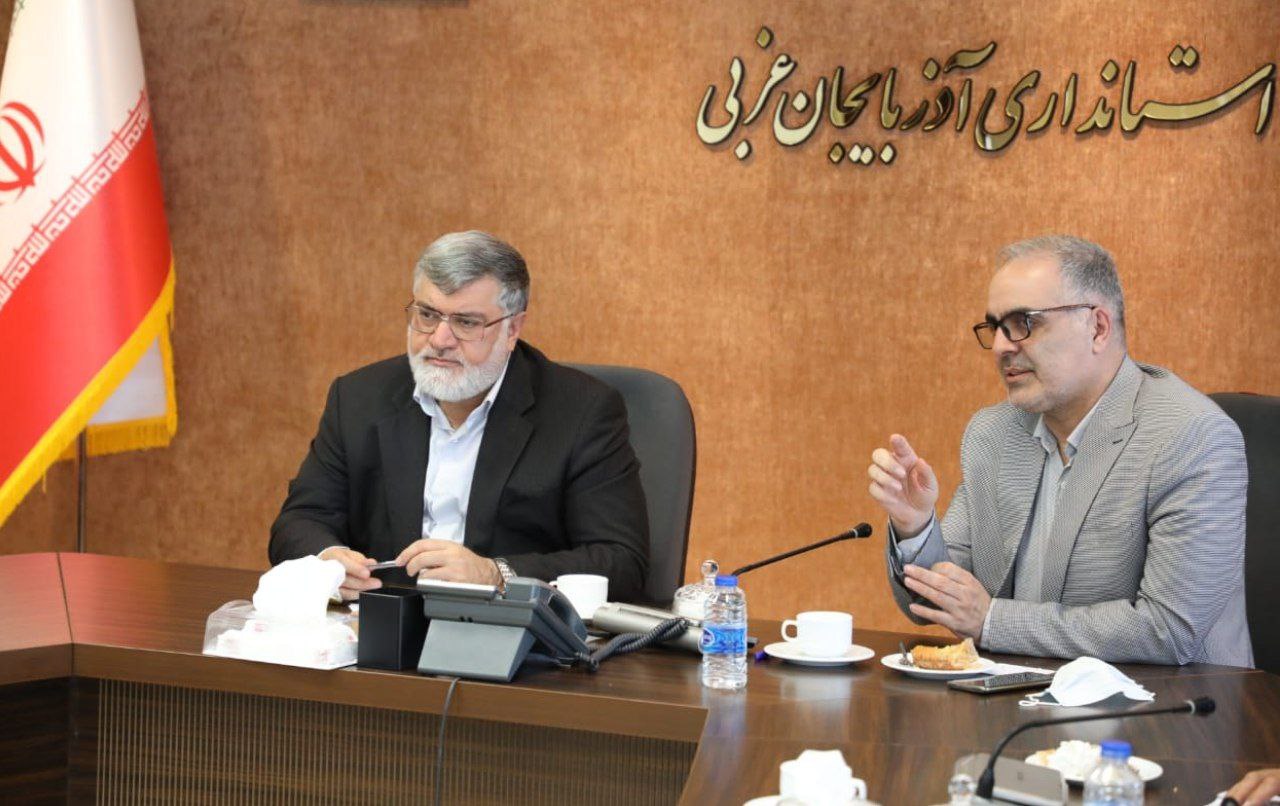 دیدار معاون وزیر صنعت، معدن و تجارت و رئیس سازمان زمینشناسی و اکتشافات معدنی کشور با استاندار آذربایجان
