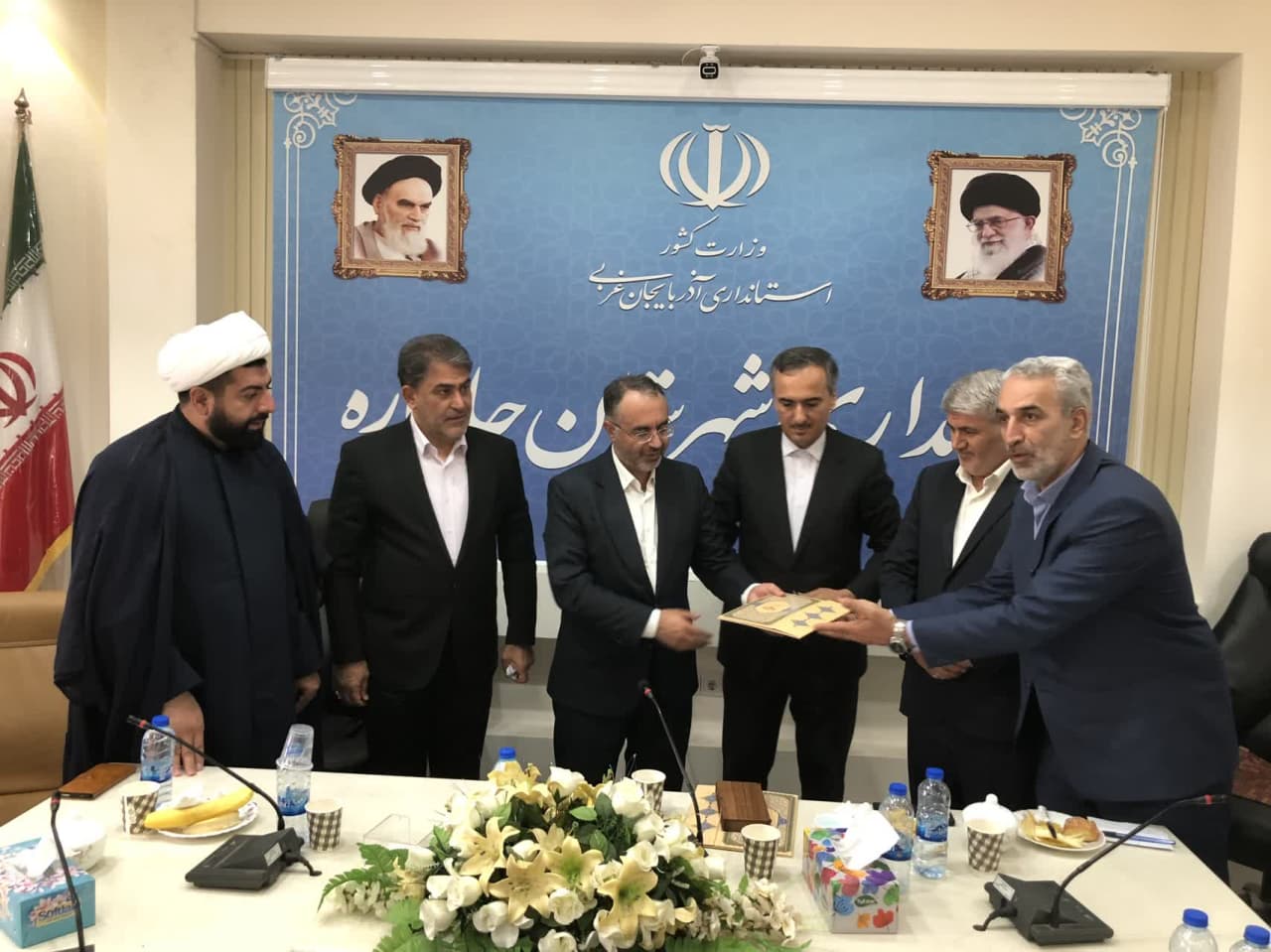 آیین تکریم و معارفه فرماندار شهرستان چایپاره برگزار شد