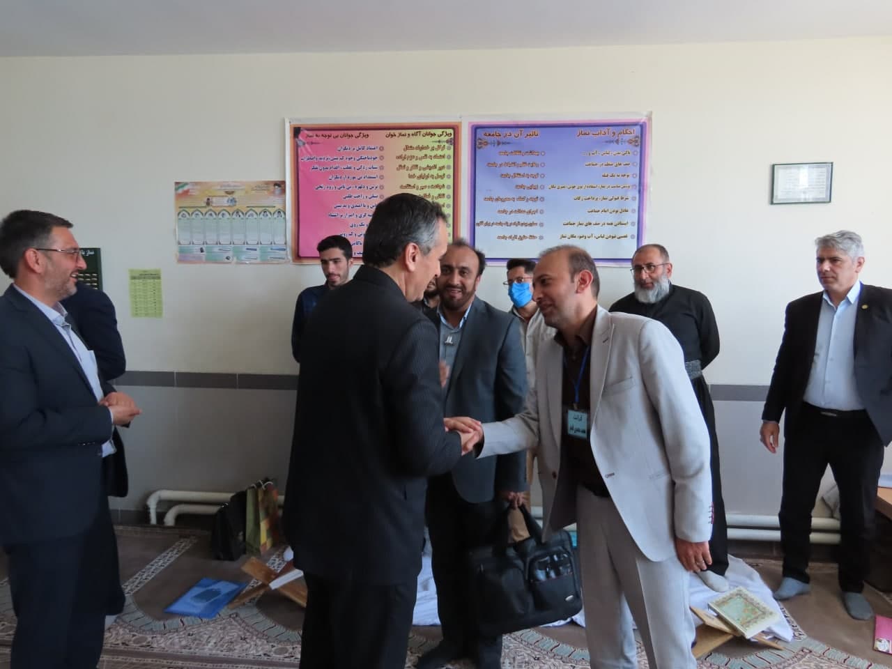 بازدید فرماندار شهرستان چایپاره از محل برگزاری هشتمین دوره مسابقات قرآن،عترت و نماز فرهنگیان