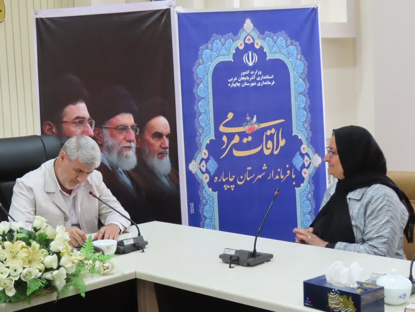 احصاء و بررسی مشکلات مردمی توسط فرماندار شهرستان چایپاره