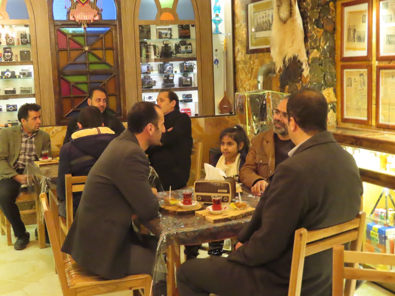 افتتاح کافه موزه فیروزه با حضور فرماندار شهرستان چایپاره