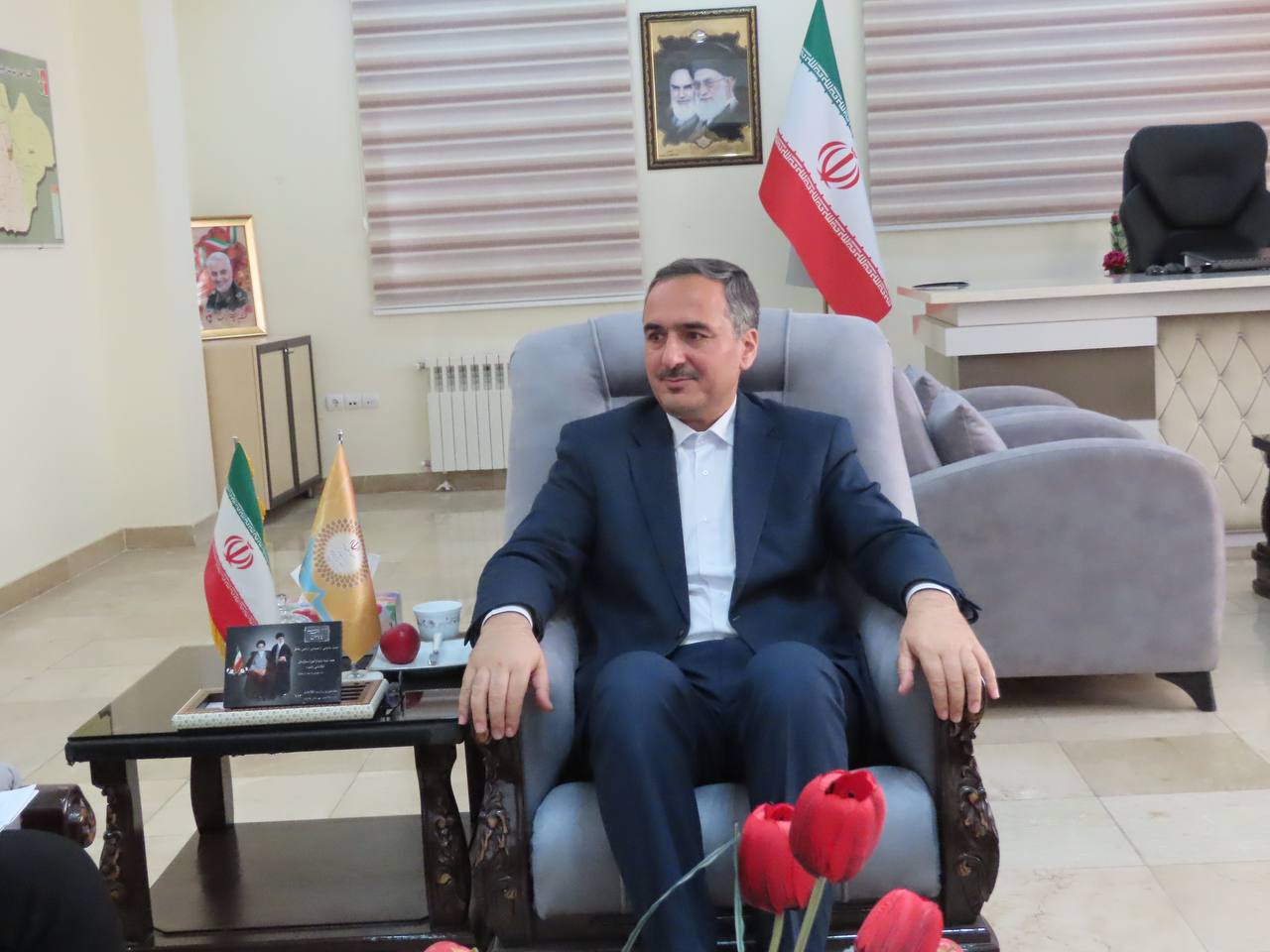 دیدار مدیر و معاونین اداره آموزش و پرورش شهرستان با فرماندار چایپاره