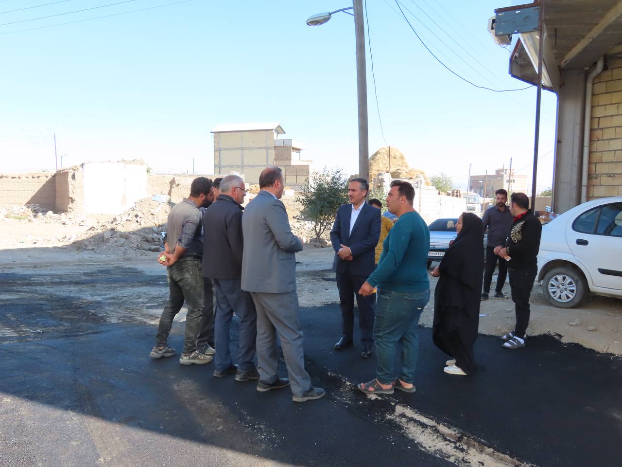 طرح عمرانی بهسازی و آسفالت معابر روستای قره کندی آماده افتتاح شد