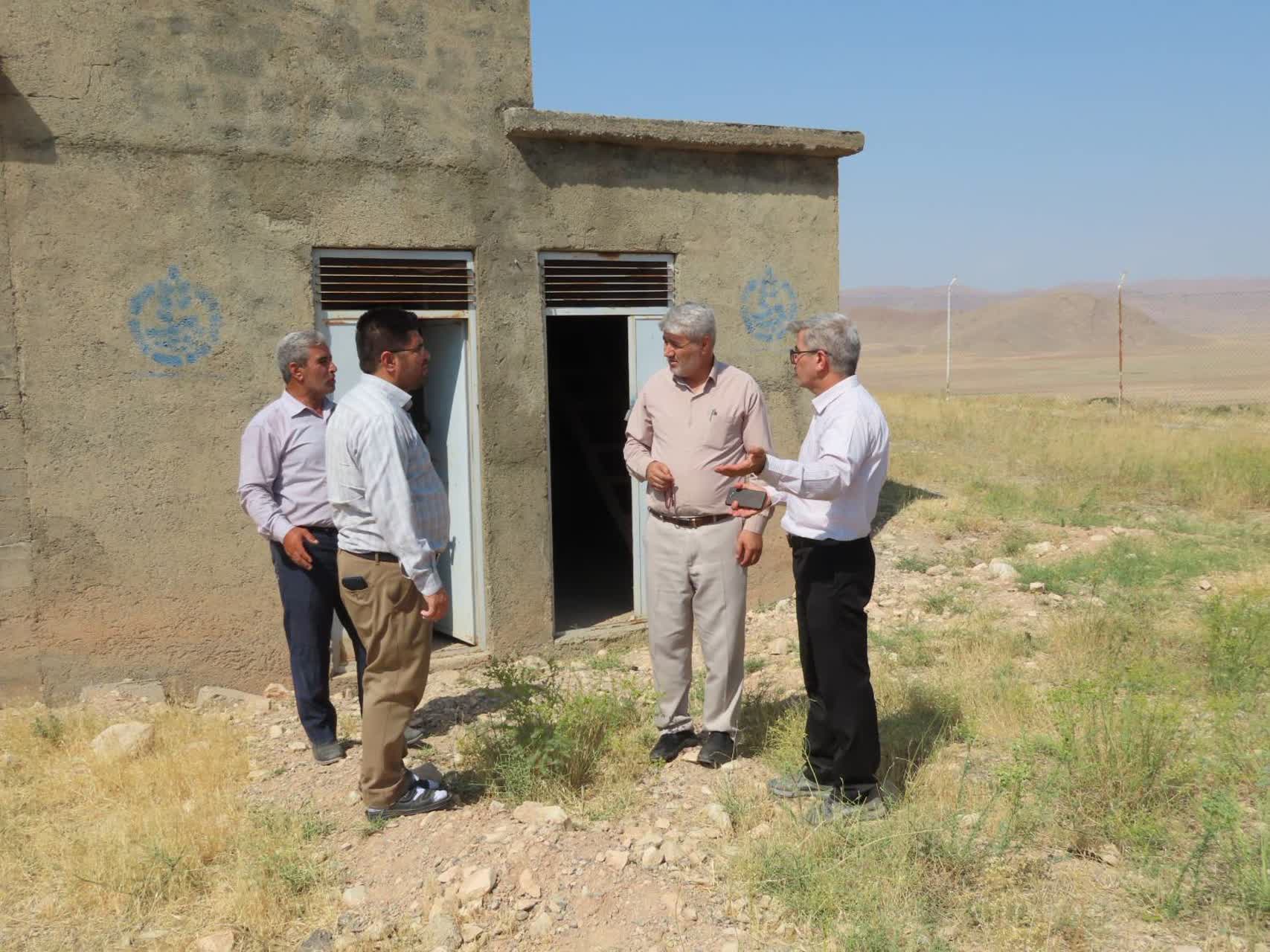 بازدید فرماندار چایپاره از ایستگاه پمپاژ آب شرب روستاهای محور تاج خاتون ، قوچاش و پیریادگار