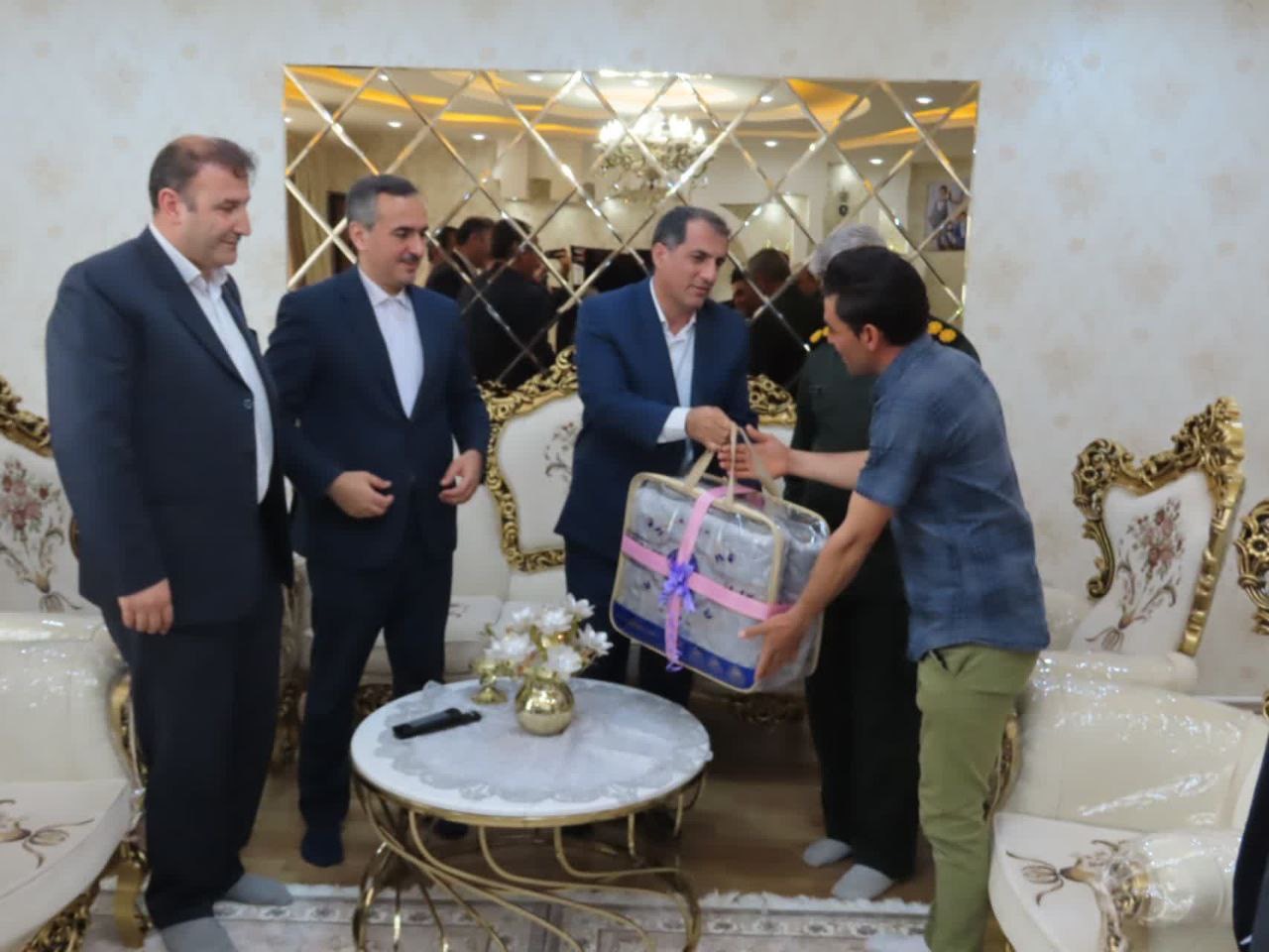 مراسم افتتاح 30واحد مسکن روستایی