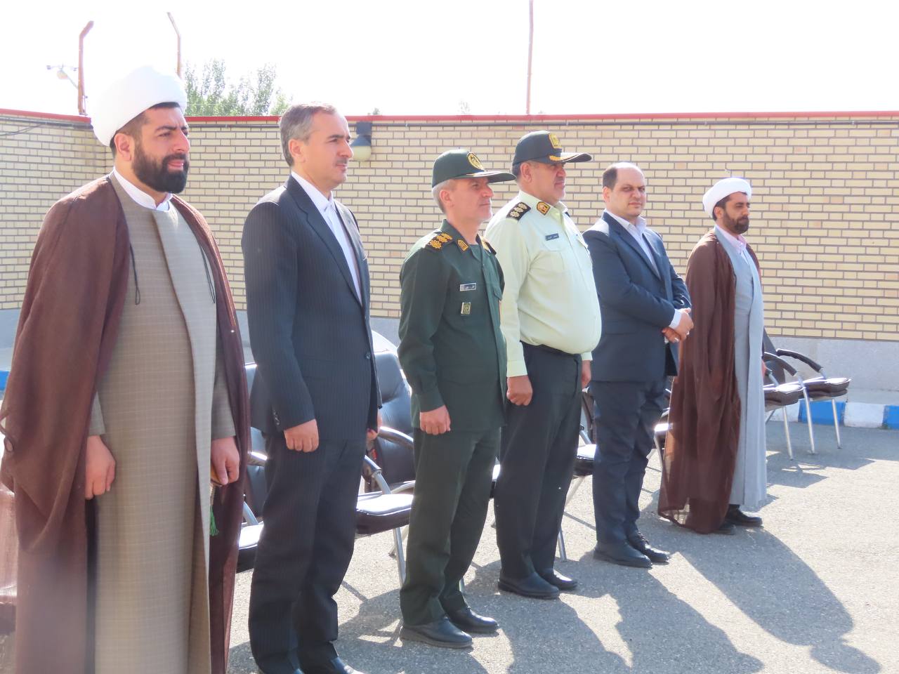 مراسم صبحگاه مشترک نیروهای نظامی ، انتظامی و بسیج در شهرستان چایپاره برگزار شد