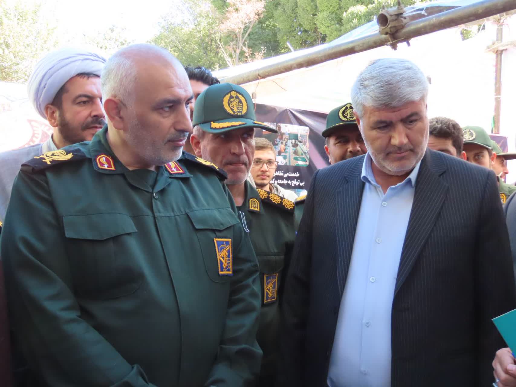 مراسم افتتاح نمایشگاه پایگاههای مقاومت اسوه ناحیه چایپاره