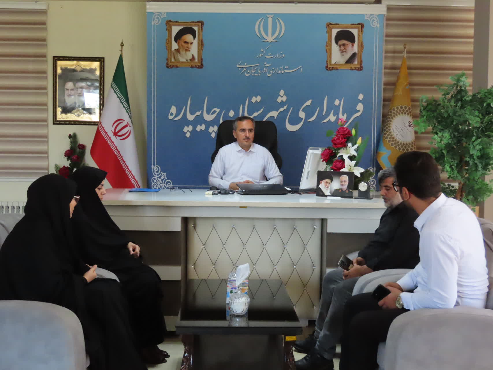 جلسه بررسی مشکلات مسکن فرهنگیان شهرستان چایپاره