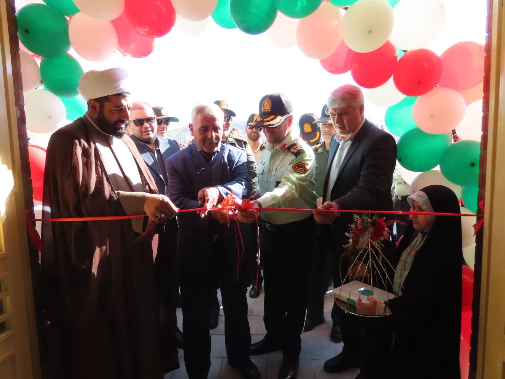 برگزاری آیین افتتاح ساختمان فرماندهی انتظامی بخش حاجیلار شهرستان چایپاره