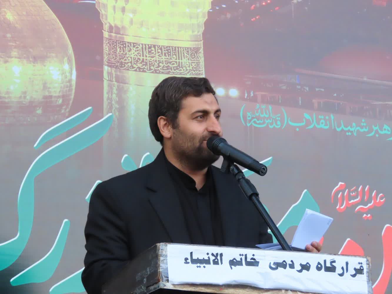 تجمع هیأت های عزاداران اباعبدالله الحسین شهرستان چایپاره در یوم العباس ، هشتمین روز از ایام ماه محرم