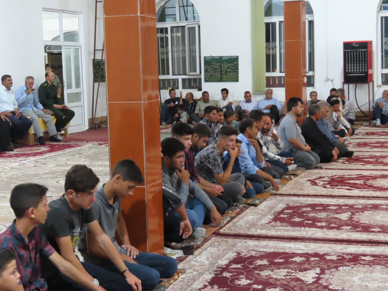 مراسم جشن عید سعید غدیرخم در مسجد جامع روستای خانقاه چورس